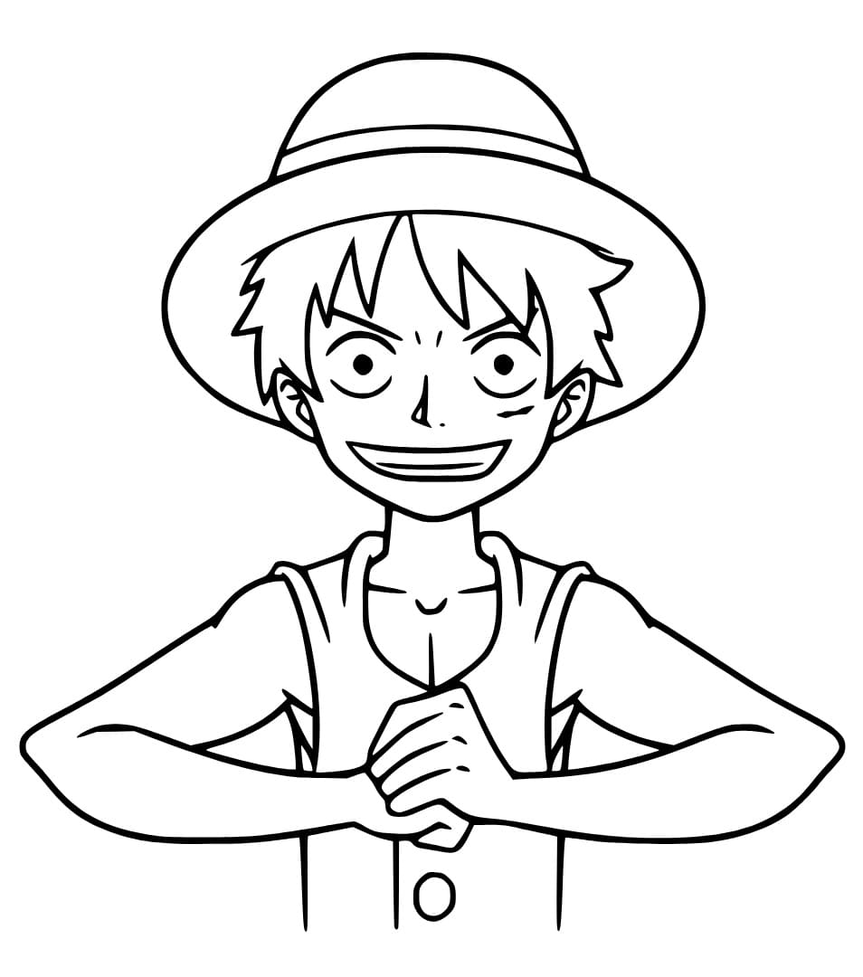 Printvriendelijke Luffy