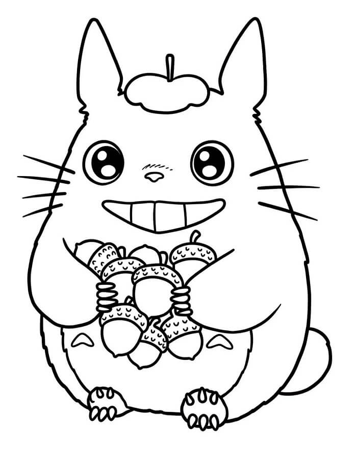 Printvriendelijke Totoro