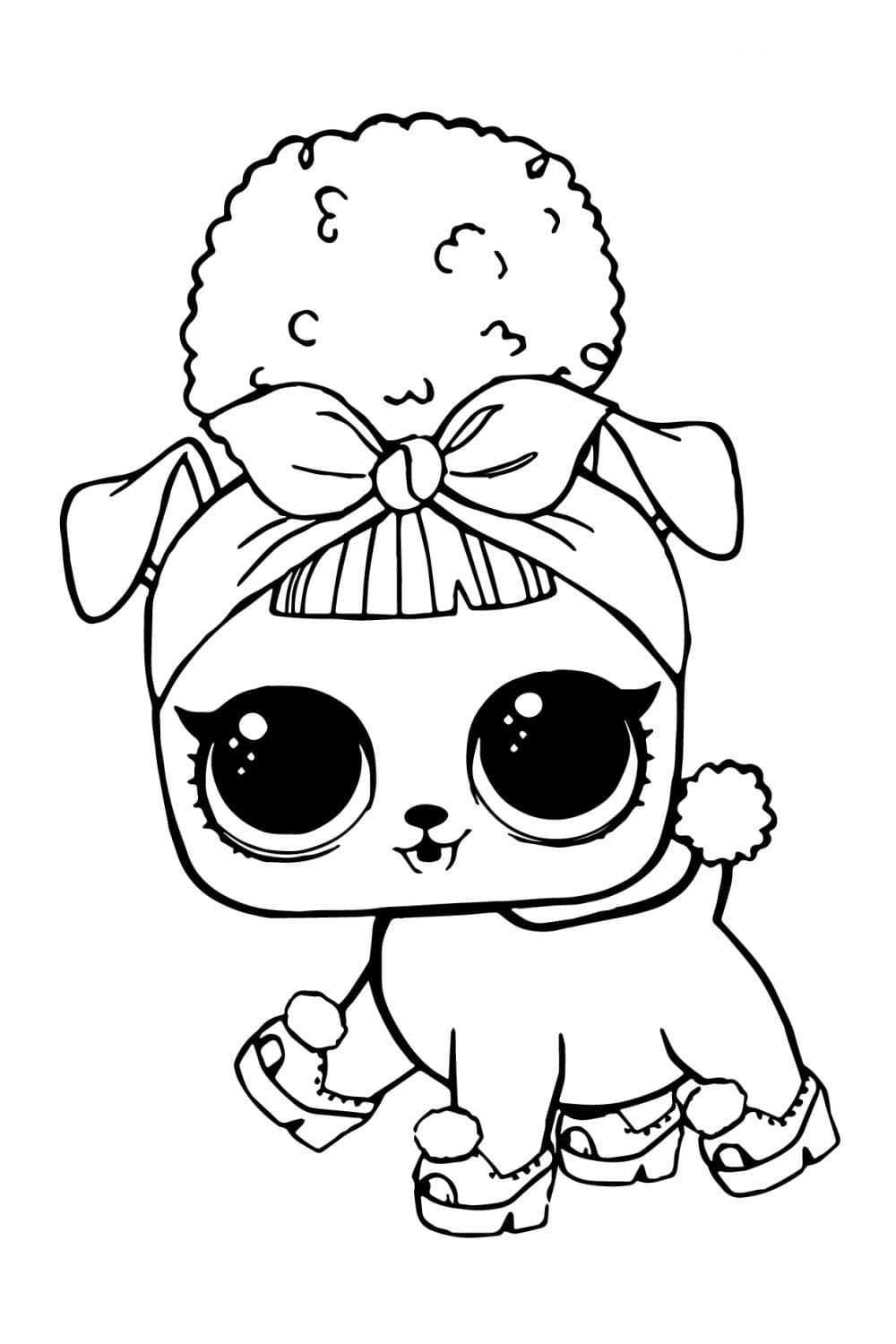 Puppy Bee van LOL Pets kleurplaat