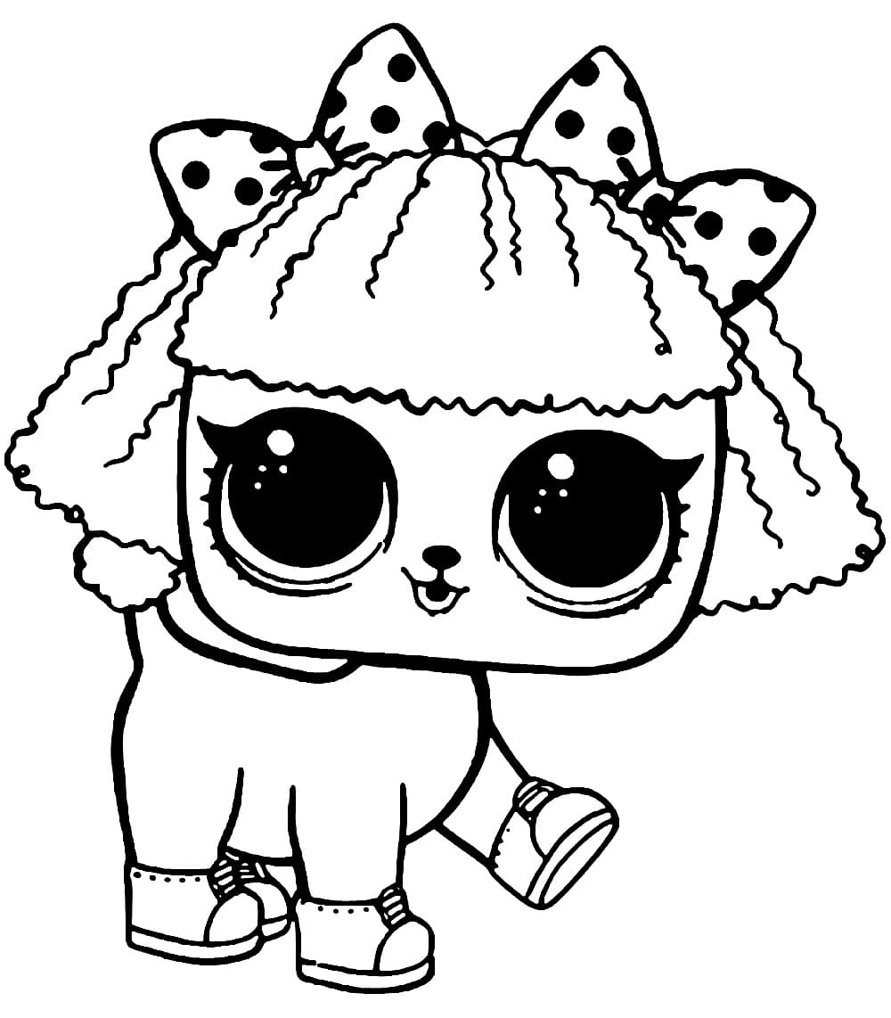 Pupsta van LOL Pets kleurplaat