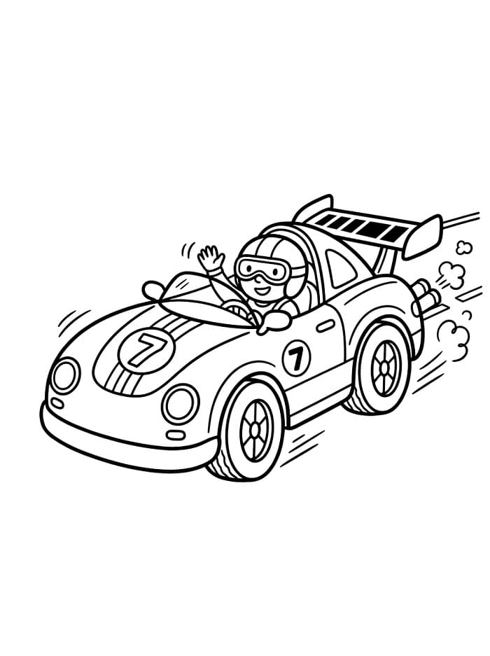 Raceauto afbeelding