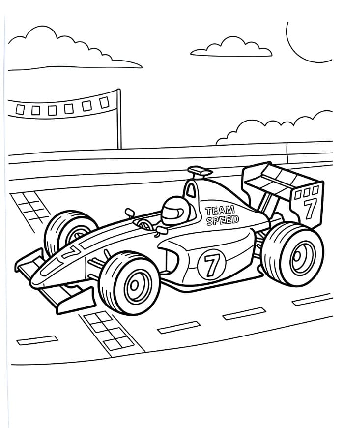 Raceauto gratis afbeelding