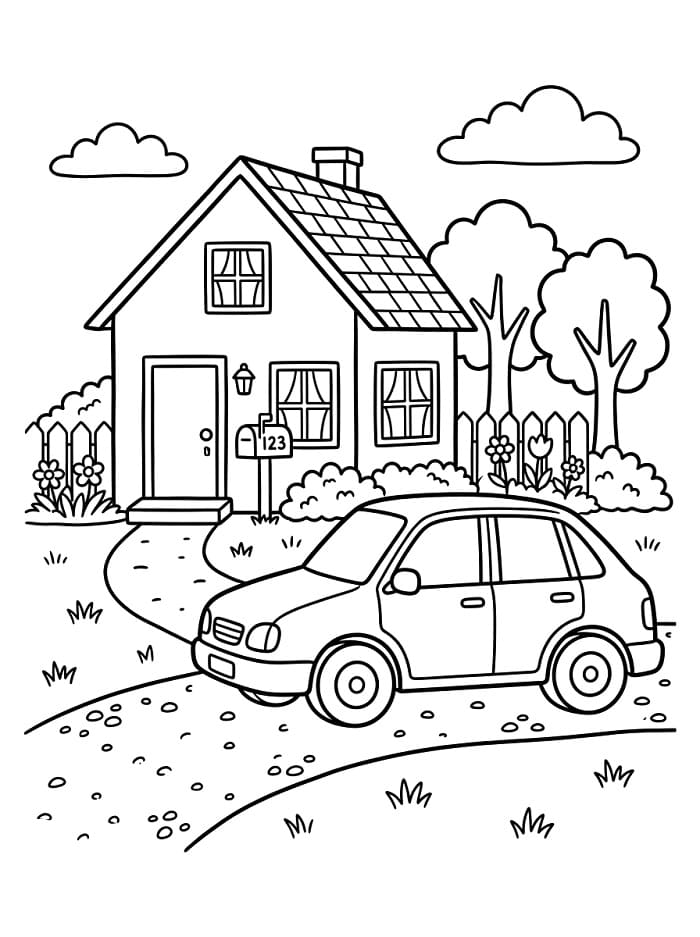 Rijdende auto