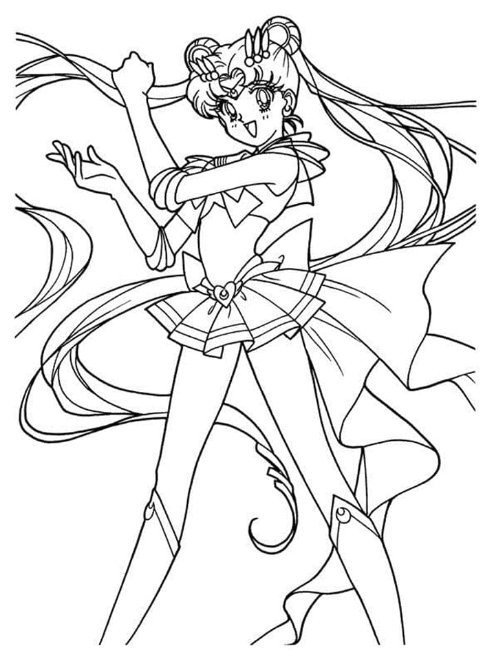 Sailor Moon Gratis Afdrukbaar