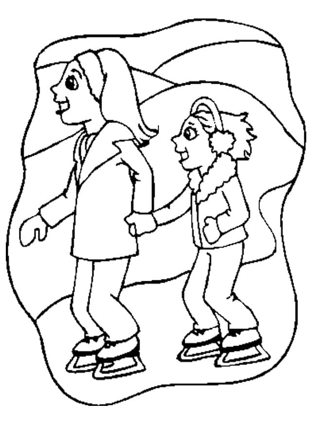 Schaatsen afbeelding