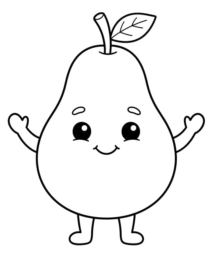 Schattige peer