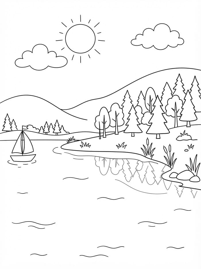 Simpel landschap