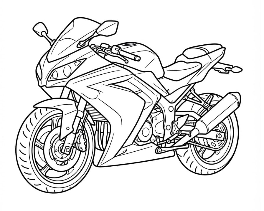 Stoere motorfiets