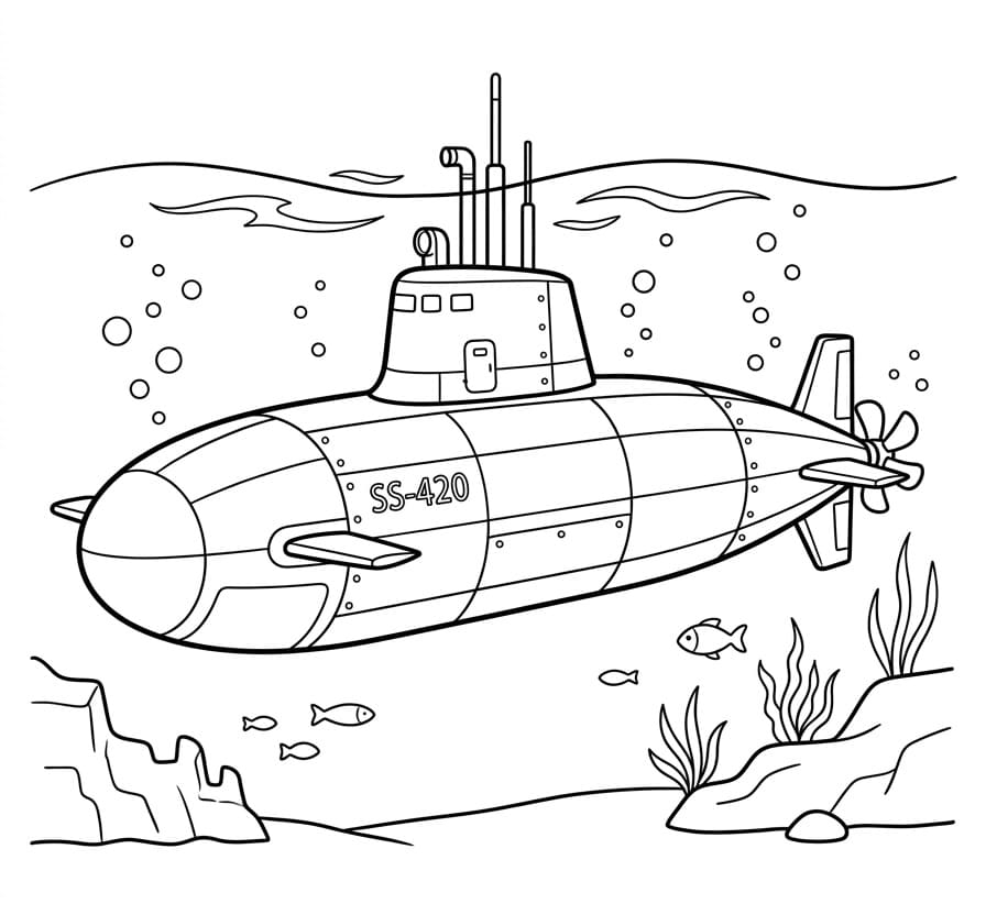 Stoere onderzeeër
