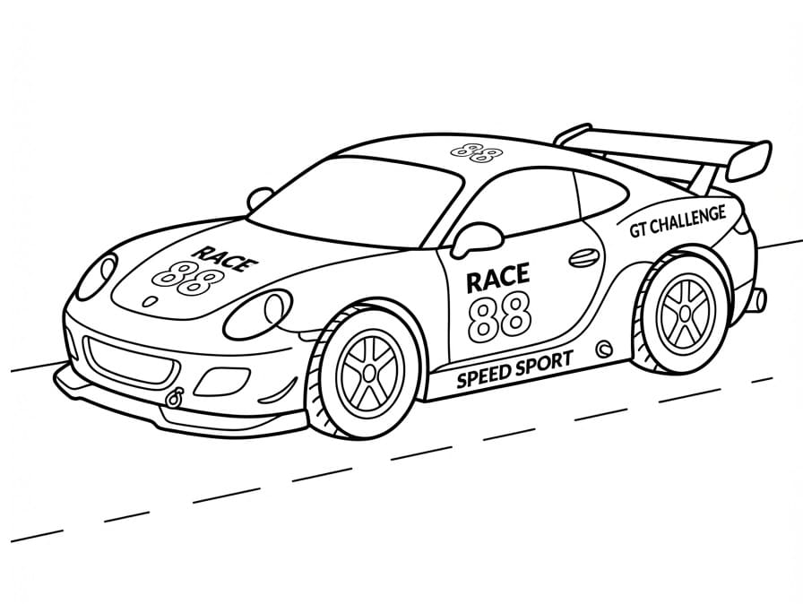Stoere raceauto