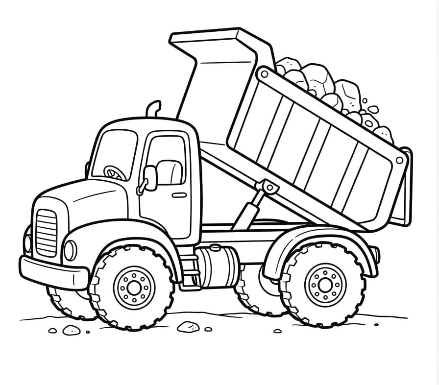 Stoere vrachtwagen