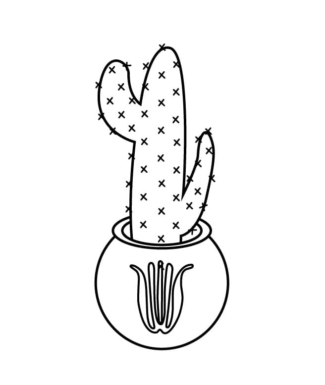 Te printen cactus gratis