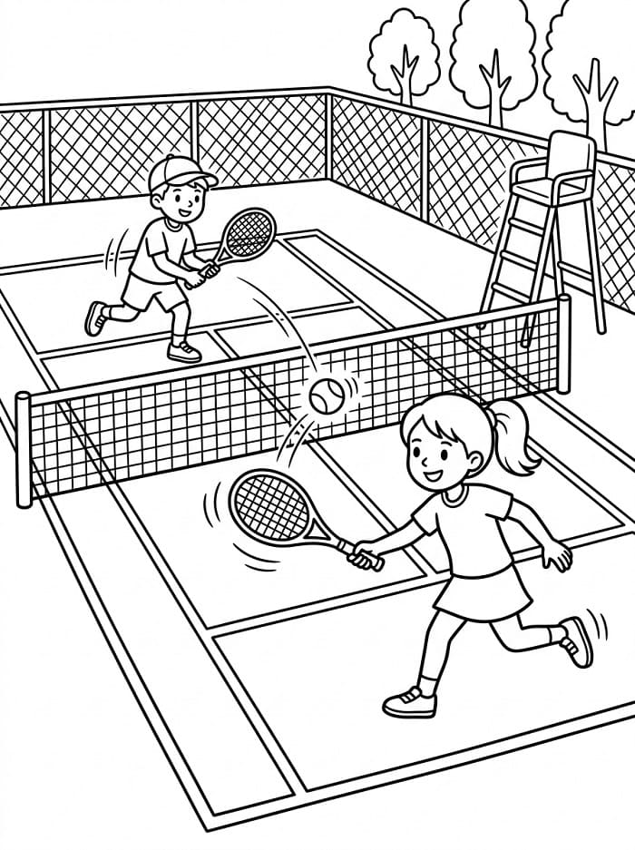 Tennis Beoefenen