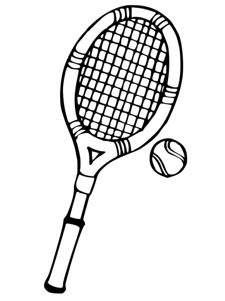 Tennis om Uit te Printen