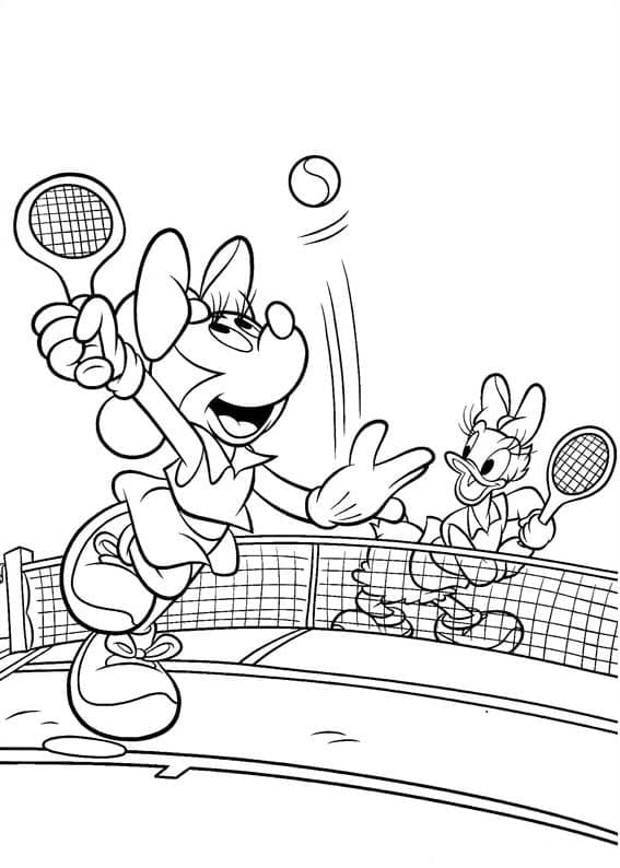 Tennis om af te Drukken