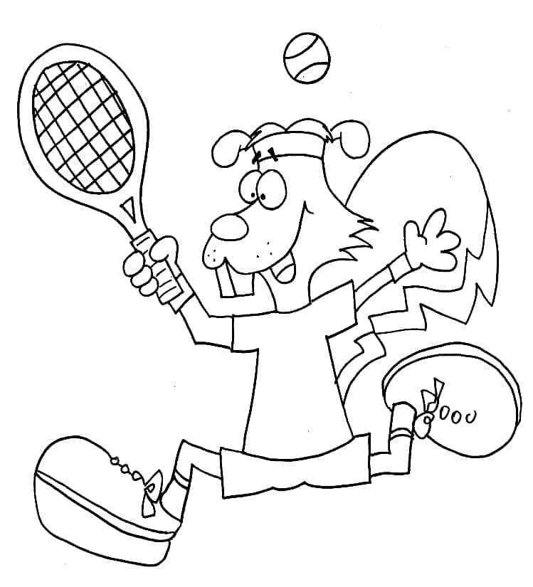 Tennis om te Printen