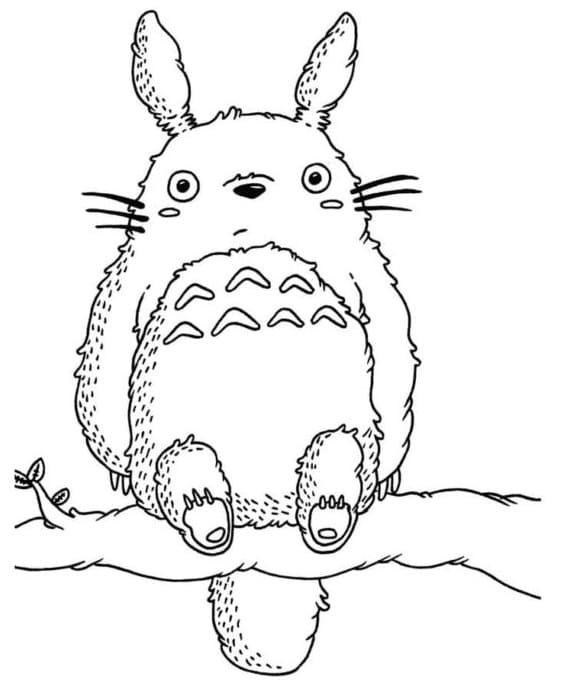 Totoro Gratis Afdrukbaar