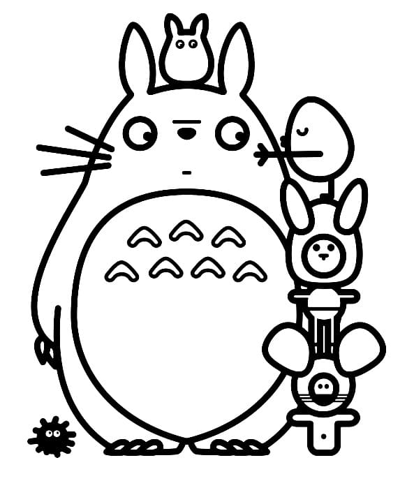 Totoro om af te Drukken