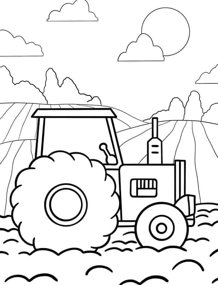 Tractor gratis printbaar