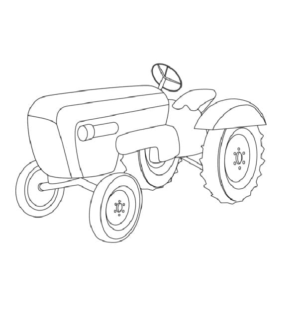 Tractor voor kinderen van 6 jaar