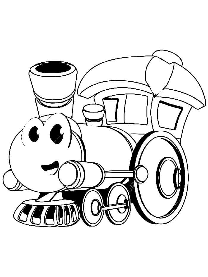 Trein afdrukbaar voor kinderen