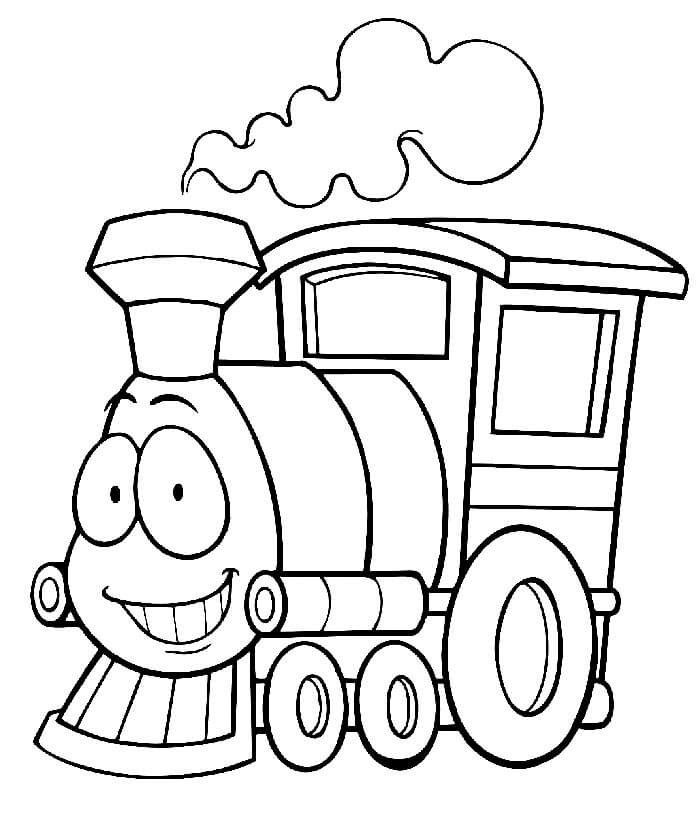 Trein afdrukbare afbeelding