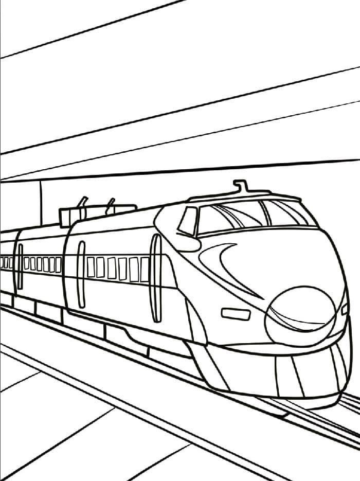 Trein om te printen