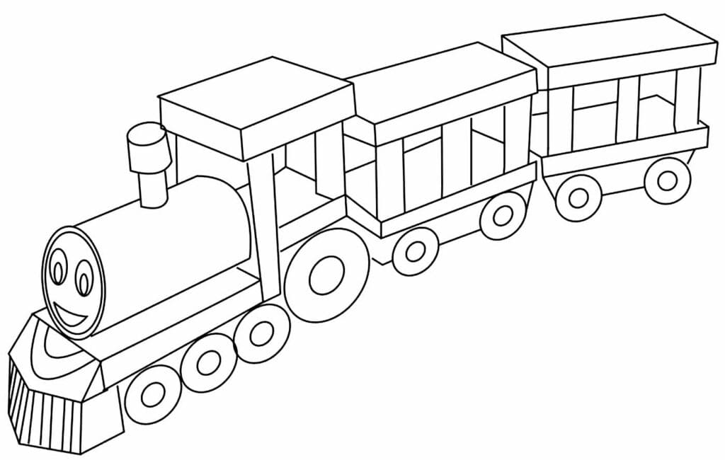 Trein voor kinderen van 1 jaar