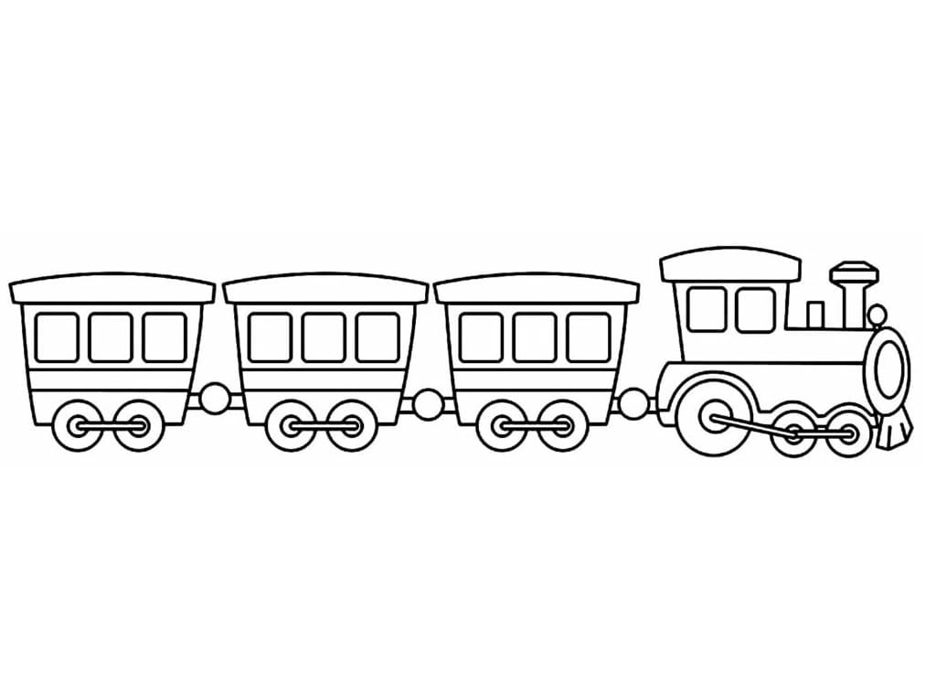 Trein voor kinderen van 2 jaar