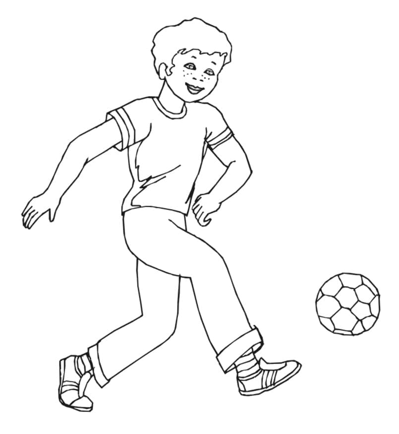 Voetbal om af te Drukken