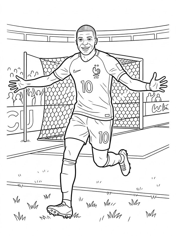 Voetballer Kylian Mbappé