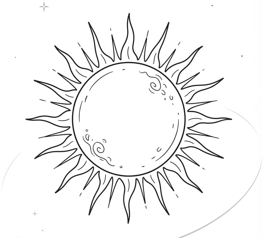 Vogel en zon