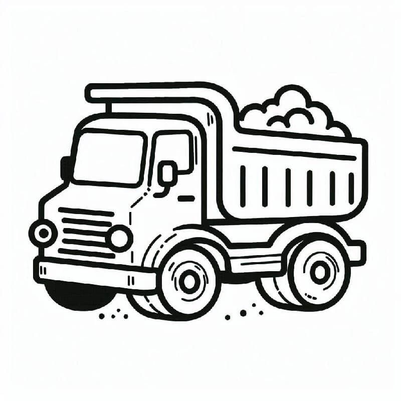 Vrachtwagen voor kinderen van 2 jaar
