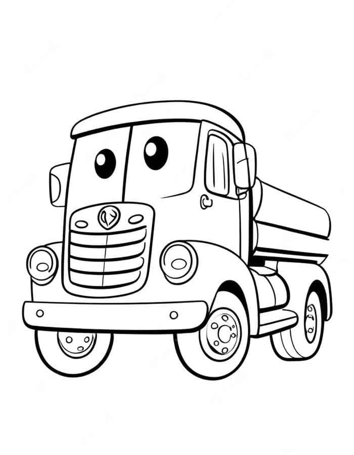 Vrachtwagen voor kinderen van 4 jaar