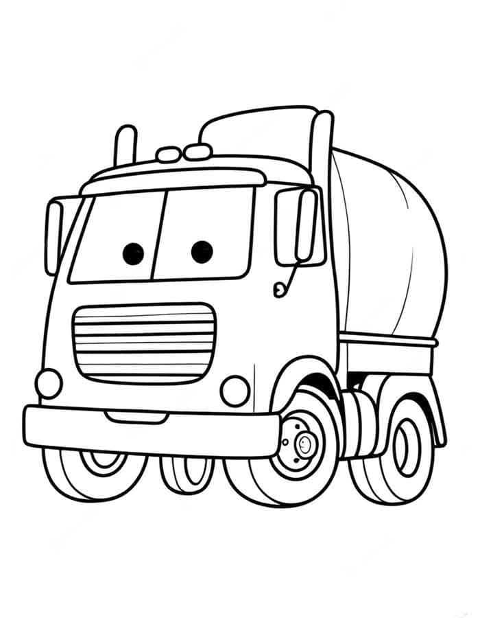 Vrachtwagen voor kinderen van 5 jaar