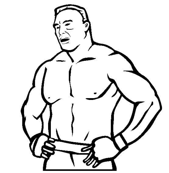 WWE voor kinderen van 3 jaar kleurplaat