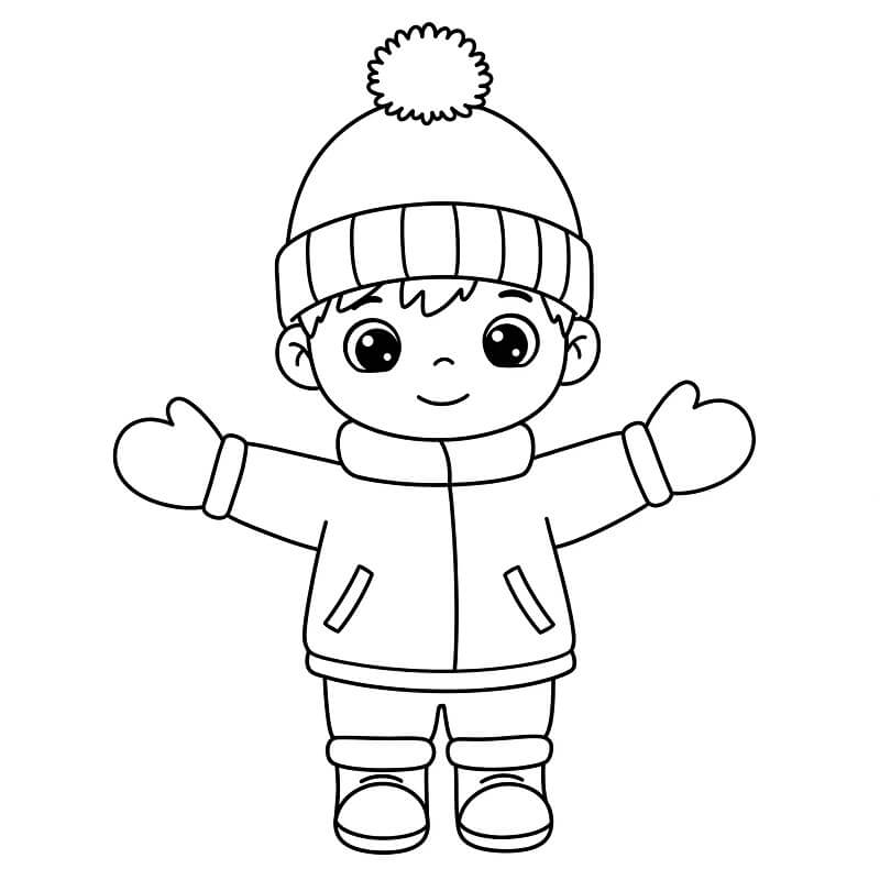 Winter voor kinderen van 2 jaar