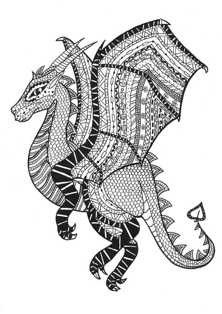 Zentangle om af te Drukken