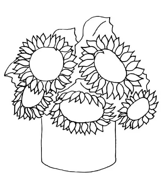 Zonnebloem voor kinderen van 3 jaar