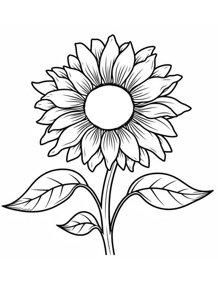 Zonnebloem voor kinderen van 4 jaar