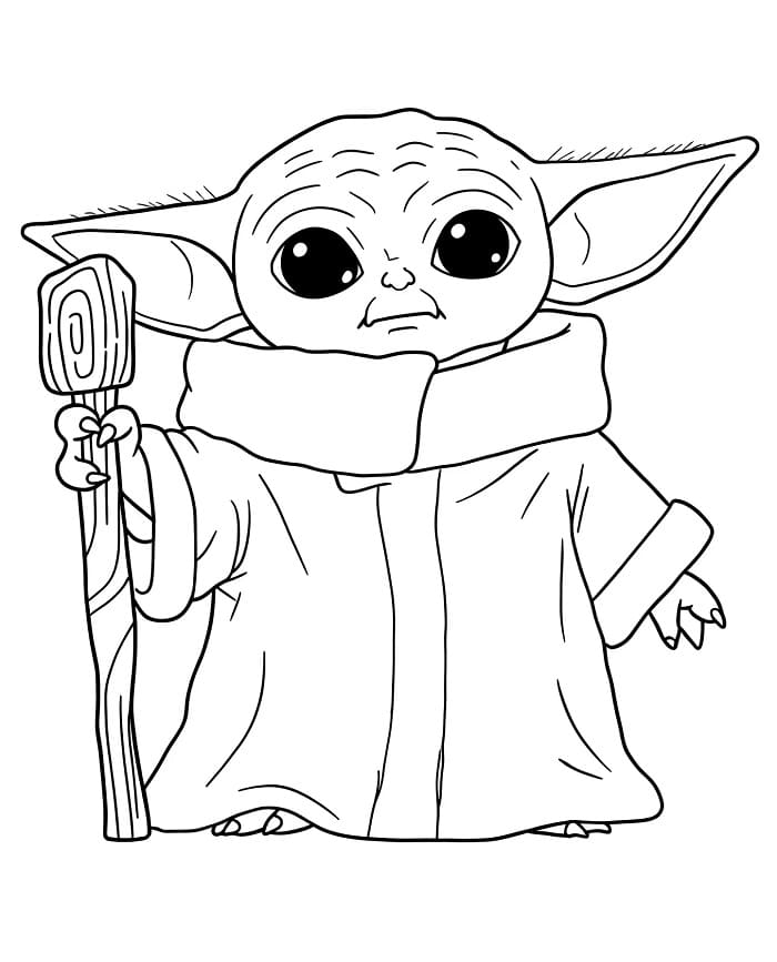 Aanbiddelijke Baby Yoda