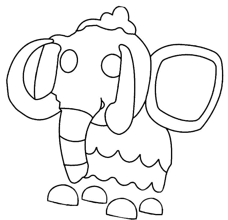 Adopt Me Wolharige MAMMUT