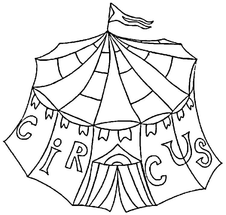 Afdrukbaar circus voor kinderen