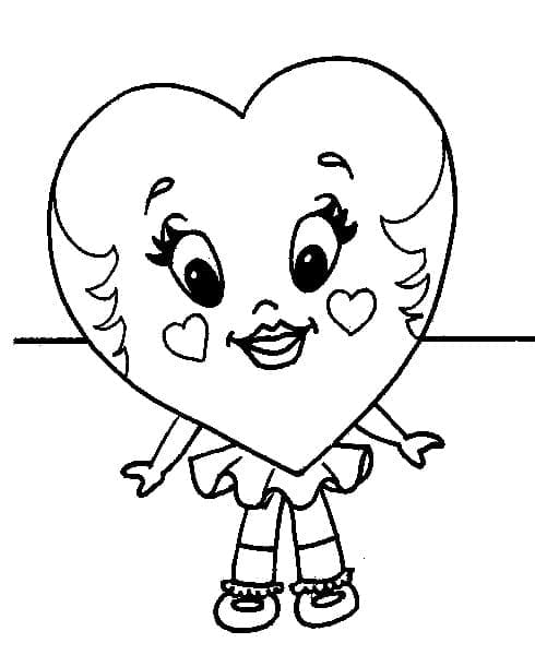 Afdrukbaar hart