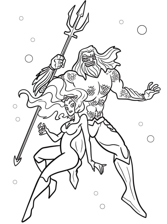 Afdrukbare Aquaman