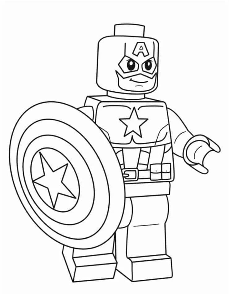 Afdrukbare Captain America