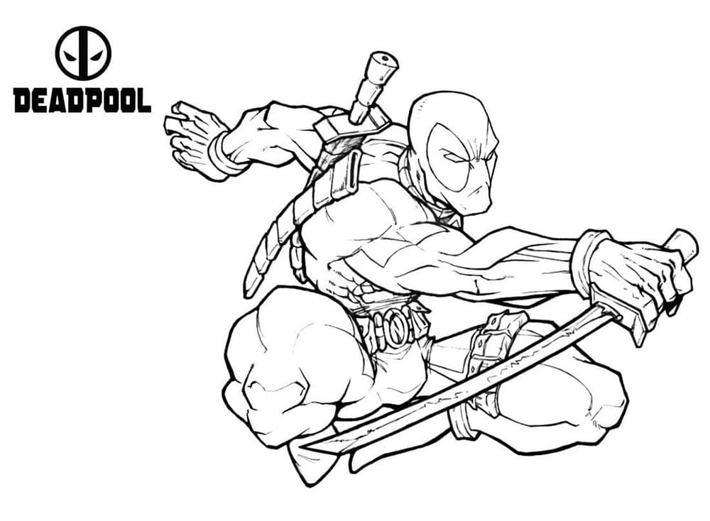 Afdrukbare Deadpool