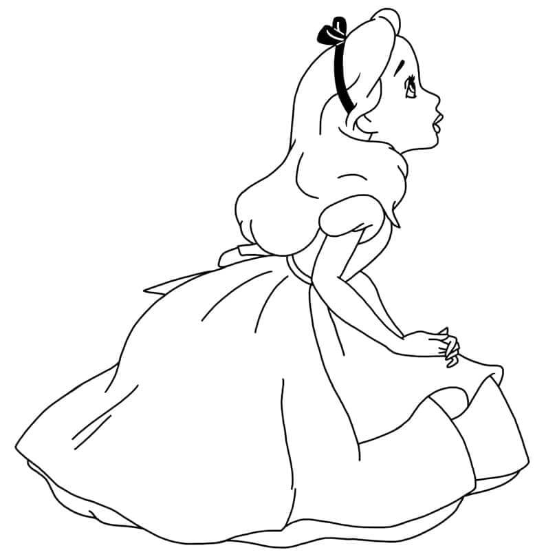 Afdrukbare Gratis Alice in Wonderland