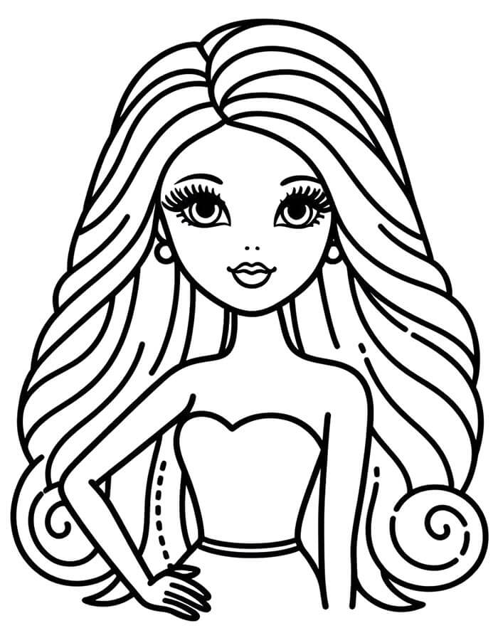 Afdrukbare Gratis Barbie
