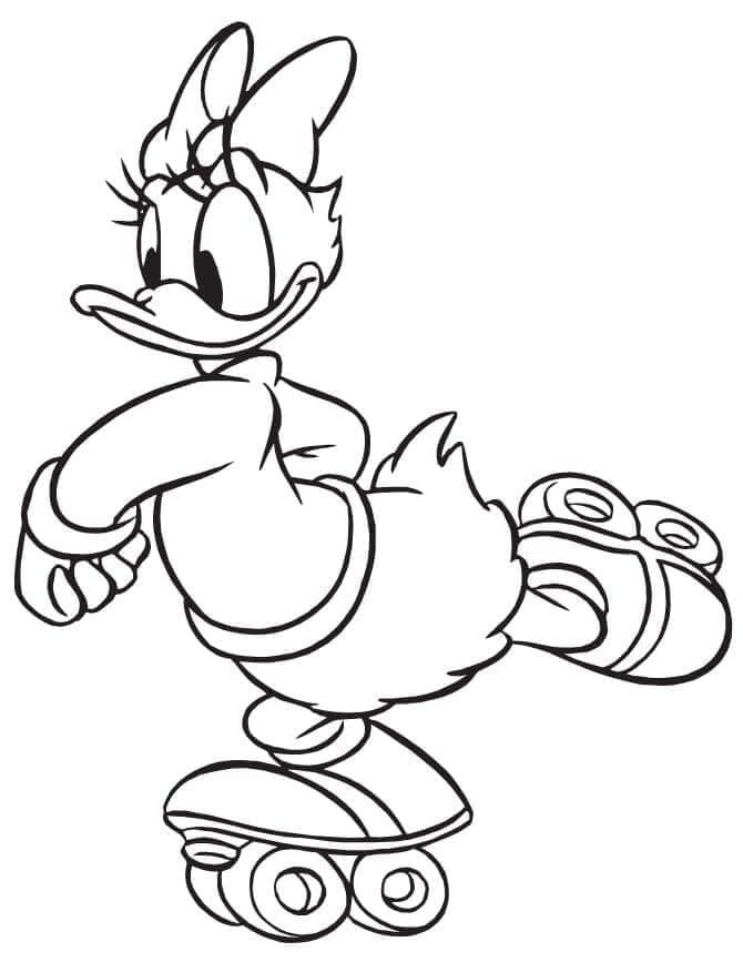 Katrien Duck kleurplaat